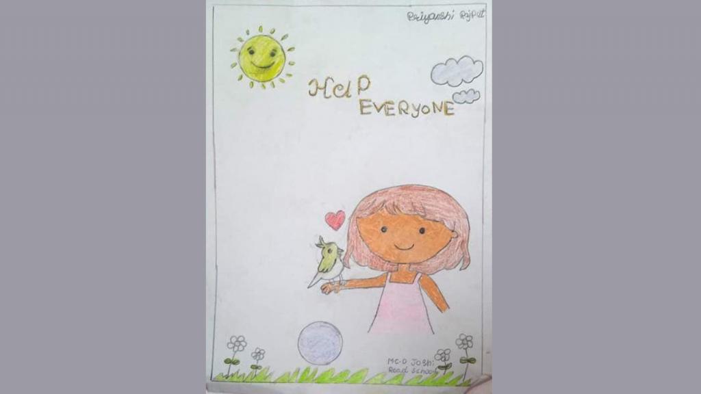 Drawing by the author, Priyanshi Rajput