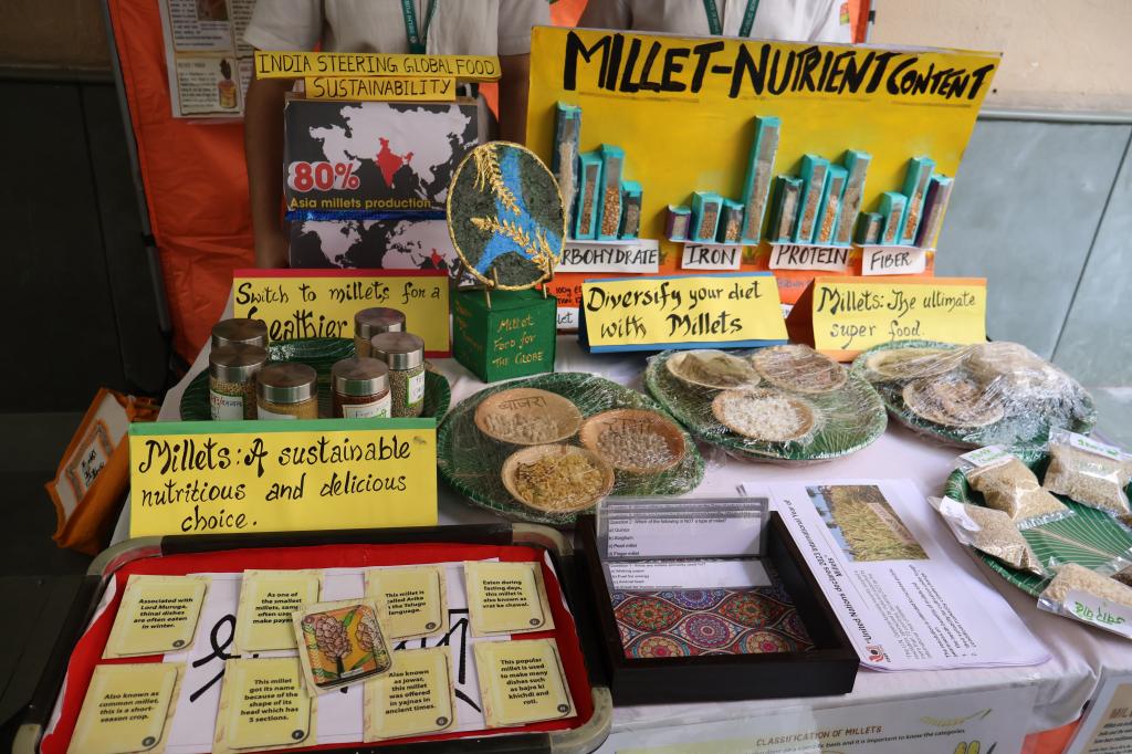 School creating awareness around millet and its benefits