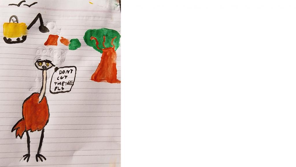 Max, the Emu’s Warning